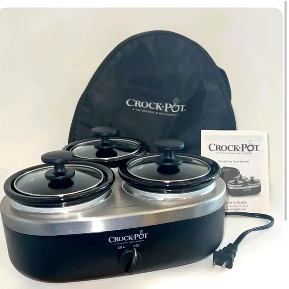 Crock- Pot Little Triple  Dipper - NIB - Picture 3 of 10